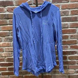 Vineyard Vines waffle knit hooded long sleeve